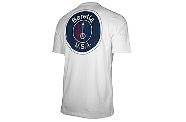 Image of Beretta US Logo T - Shirt, White, Large, TS252T14160100L