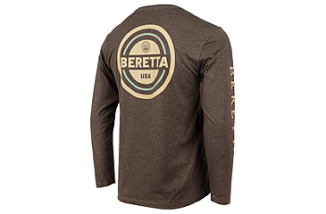 Image of Beretta USA 2.0 T-Shirt - Mens, Long Sleeve, Brown, Large, TS230T18900815L