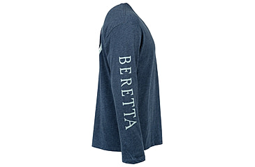 Image of Beretta USA 2.0 T-Shirt - Mens, Long Sleeve, Navy Heather, 2XL, TS230T1890051YXXL