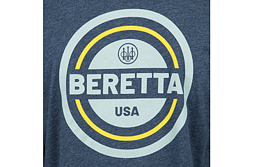 Image of Beretta USA 2.0 T-Shirt - Men's, Long Sleeve, Navy Heather, 2XL, TS230T1890051YXXL