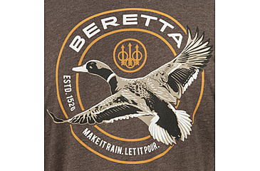 Image of Beretta Wing Drop T-Shirt - Mens, Long Sleeve, Brown, Extra Large, TS231T18900815XL