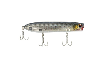 Image of Berkley Cane Walker Saltwater Hard Bait, Topwater, Saltwater, 110, 5/7 oz, 110mm, Topwater, Hook Size 6, 3 Hooks, Mullet, 110, 1573058
