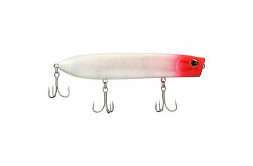 Image of Berkley Cane Walker Saltwater Hard Bait, Topwater, Saltwater, 110, 5/7 oz, 110mm, Topwater, Hook Size 6, 3 Hooks, Red Head, 110, 1573054