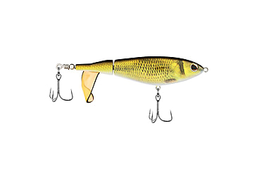 Image of Berkley Choppo Hard Bait, Topwater, 105, 3/4 oz, 105mm, Topwater, Hook Size 2, 2 Hooks, HD Golden Shiner, 1547152