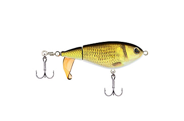Image of Berkley Choppo Hard Bait, Topwater, 75, 1/2 oz, 75mm, Topwater, Hook Size 5, 2 Hooks, HD Golden Shiner, 1547140