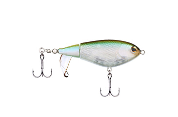 Image of Berkley Choppo Hard Bait, Topwater, 75, 1/2 oz, 75mm, Topwater, Hook Size 5, 2 Hooks, Perfect Ghost, 1542711