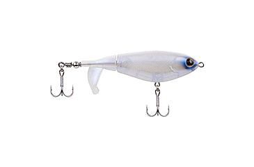 Image of Berkley Choppo Hard Bait, Topwater, 90, 1/2 oz, 90mm, Topwater, Hook Size 5, 2 Hooks, Ghost White, 1487255