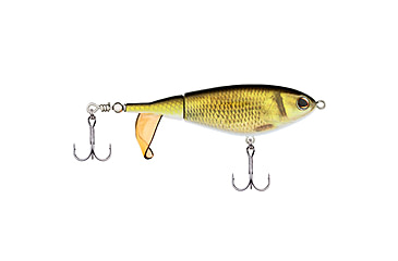 Image of Berkley Choppo Hard Bait, Topwater, 90, 1/2 oz, 90mm, Topwater, Hook Size 5, 2 Hooks, HD Golden Shiner, 1547146