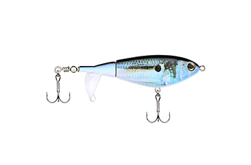 Image of Berkley Choppo Hard Bait, Topwater, 90, 1/2 oz, 90mm, Topwater, Hook Size 5, 2 Hooks, HD Threadfin Shad, 1547148