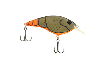 Image of Berkley Clickin Frittside Hard Bait, Crankbait, 5 Biggunft, 3/7oz, 2 4/5in / 7cm, 2ft-5ft / 0.5-1.5m, Hook Size 5, 2 Hooks, Firetail Green Craw, 5 Biggunft, 1569627