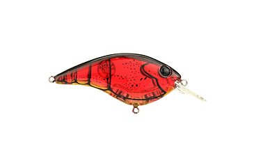 Image of Berkley Clickinft Frittside Hard Bait, Crankbait, 5, 1/3oz, 2 1/4in / 5 3/4cm, 2ft-5ft / 0.5-1.5m, Hook Size 6, 2 Hooks, Ghost Red Craw, 5, 1570005