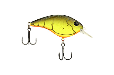 Image of Berkley Clickinft Frittside Hard Bait, Crankbait, 5, 1/3oz, 2 1/4in / 5 3/4cm, 2ft-5ft / 0.5-1.5m, Hook Size 6, 2 Hooks, Rootbeer Craw, 5, 1570014