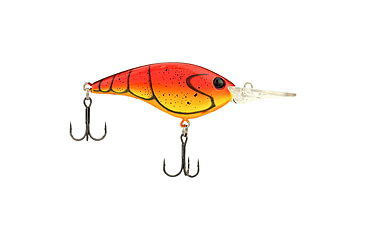 Image of Berkley Clickinft Frittside Hard Bait, Crankbait, 7, 3/7oz, 2 1/2in / 6 2/5cm, 5ft-7ft / 1.5m-2.1m, Hook Size 5, 2 Hooks, Red Spring Craw, 7, 1570033