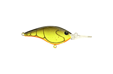 Image of Berkley Clickinft Frittside Hard Bait, Crankbait, 7, 3/7oz, 2 1/2in / 6 2/5cm, 5ft-7ft / 1.5m-2.1m, Hook Size 5, 2 Hooks, Rootbeer Craw, 7, 1570034