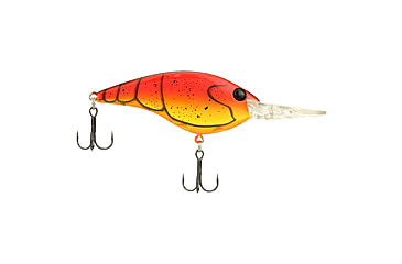 Image of Berkley Clickinft Frittside Hard Bait, Crankbait, 9, 1/2oz, 2 3/4in / 7cm, 7ft-10ft / 2-3m, Hook Size 5, 2 Hooks, Red Spring Craw, 9, 1570053