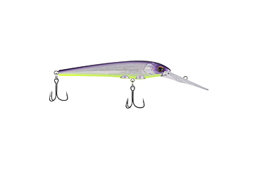 Image of Berkley Deep Hit Stick Soft Bait Lures, Crankbaits, Freshwater, 1 Pack, 1/2 oz, Purple Slime, 10.5, 1600958