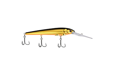 Image of Berkley Deep Hit Stick Soft Bait Lures, Crankbaits, Freshwater, 1 Pack, 3/4 oz, Black Gold, 12, 1600964