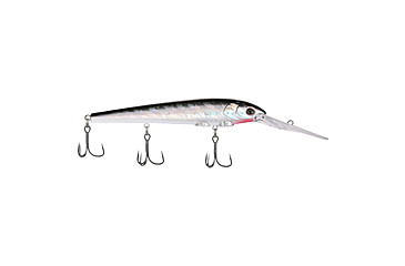 Image of Berkley Deep Hit Stick Soft Bait Lures, Crankbaits, Freshwater, 1 Pack, 3/4 oz, Black Silver, 12, 1600965