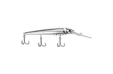 Image of Berkley Deep Hit Stick Soft Bait Lures, Crankbaits, Freshwater, 1 Pack, 3/4 oz, Chrome, 12, 1600968