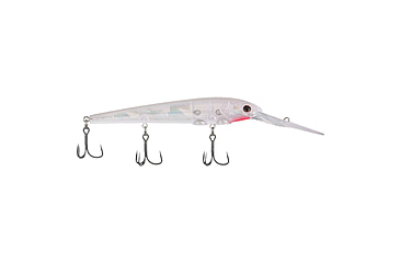 Image of Berkley Deep Hit Stick Soft Bait Lures, Crankbaits, Freshwater, 1 Pack, 3/4 oz, Flashy Pearl, 12, 1600972