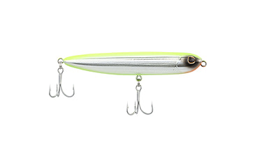 Image of Berkley Drift Walker Saltwater Hard Baits, Topwater, Saltwater, 3/8 oz, Chrome/Chartreuse, 90, 1582239