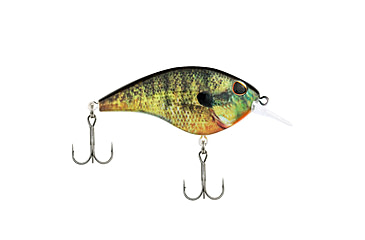 Image of Berkley Frittside Hard Bait, Crankbait, 5, 1/3oz, 2 1/4in / 5 3/4cm, 2ft-5ft / 0.5-1.5m, Hook Size 6, 2 Hooks, HD Bluegill, 5, 1547175