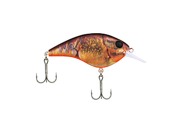 Image of Berkley Frittside Hard Bait, Crankbait, 5, 1/3oz, 2 1/4in / 5 3/4cm, 2ft-5ft / 0.5-1.5m, Hook Size 6, 2 Hooks, HD Brown Craw, 5, 1547176