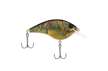 Image of Berkley Frittside Hard Bait, Crankbait, 5, 1/3oz, 2 1/4in / 5 3/4cm, 2ft-5ft / 0.5-1.5m, Hook Size 6, 2 Hooks, HD Green Craw, 5, 1547177