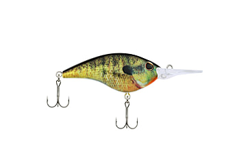 Image of Berkley Frittside Hard Bait, Crankbait, 7, 3/7oz, 2 1/2in / 6 2/5cm, 5ft-7ft / 1.5m-2.1m, Hook Size 5, 2 Hooks, HD Bluegill, 7, 1547181