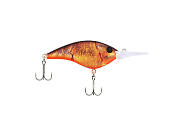 Image of Berkley Frittside Hard Bait, Crankbait, 7, 3/7oz, 2 1/2in / 6 2/5cm, 5ft-7ft / 1.5m-2.1m, Hook Size 5, 2 Hooks, HD Brown Craw, 7, 1547182