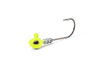 Image of Berkley Fusion19 Hybrid Jighead, 1/8 oz, 3/0, Chartreuse, 1571525