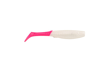 Image of Berkley Gulp! Paddleshad Soft Bait Lures, 3in, 5 Pack, Pearl White/Pink, 1545518