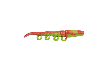 Image of Berkley Gulp! Saltwater Turbo Shrimp Soft Bait, 3in, 6 Pack, Nuclear Chicken, 1573922