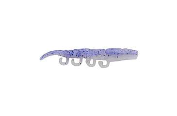 Image of Berkley Gulp! Saltwater Turbo Shrimp Soft Bait, 3in, 6 Pack, Violet Haze Fleck, 1637578