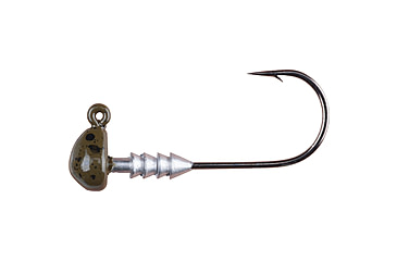 Image of Berkley Half Head Jigs, Hook Size 1, Tackle Size 1/16 oz / 1.8g, Green Pumpkin, 1435326