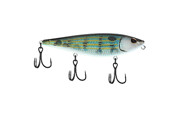 Image of Berkley HighJacker Saltwater Hard Bait, Topwater, Saltwater, 100, 2/3 oz, 100mm, Topwater, Hook Size 6, 3 Hooks, Pinfish, 1547901
