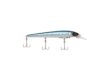 Image of Berkley Hit Stick Hard Bait, Crankbait, 11, 1/3 oz, 4 1/2in / 11cm, 3ft-6ft / 0.9m-1.8m, Hook Size 8, 3 Hooks, Blue Bullet, 1522688