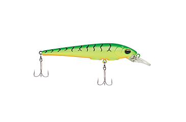 Image of Berkley Hit Stick Hard Bait, Crankbait, 11, 1/3 oz, 4 1/2in / 11cm, 3ft-6ft / 0.9m-1.8m, Hook Size 8, 3 Hooks, Firetiger, 1522686