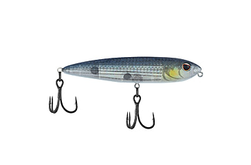 Image of Berkley J-Walker 100 Saltwater Hard Bait, Topwater, Saltwater, 100, 1/2 oz, 100mm, Topwater, Hook Size 4, 2 Hooks, Mullet, 1547881
