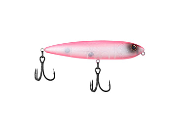 Image of Berkley J-Walker 100 Saltwater Hard Bait, Topwater, Saltwater, 100, 1/2 oz, 100mm, Topwater, Hook Size 4, 2 Hooks, Pinky, 1547884