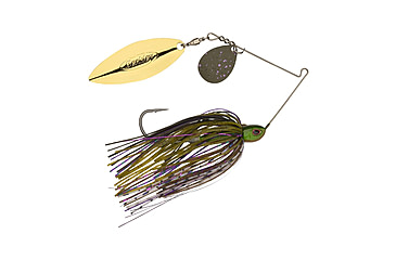 Image of Berkley Power Blade Compact Colorado/Willow Spinnerbait, 1/2oz, Bama Bream/Green Pumpkin + Gold, 1570610