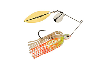 Image of Berkley Power Blade Compact Colorado/Willow Spinnerbait, 3/4oz, Coleslaw/Silver + Gold, 1570618