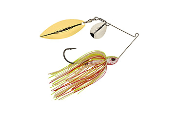 Image of Berkley Power Blade Compact Colorado/Willow Spinnerbait, 3/4oz, Hot Slaw/Silver + Gold, 1570617