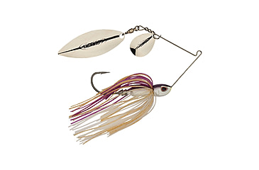 Image of Berkley Power Blade Compact Colorado/Willow Spinnerbait, 3/4oz, Purple Rain/Silver + Silver, 1570619