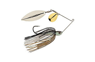 Image of Berkley Power Blade Compact Colorado/Willow Spinnerbait, 3/4oz, Shad Spawn/Gold + Silver, 1570614