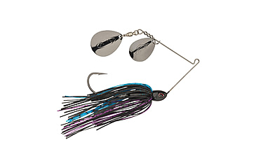 Image of Berkley Power Blade Compact Double Colorado Spinnerbait, 1/2oz, BL Special/Black Nickel + Black Nickel, 1570592