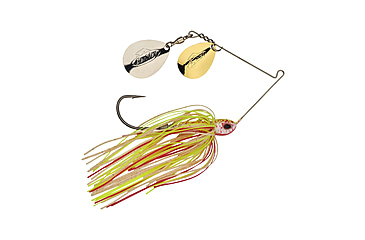 Image of Berkley Power Blade Compact Double Colorado Spinnerbait, 1/2oz, Hot Slaw/Gold + Silver, 1570593