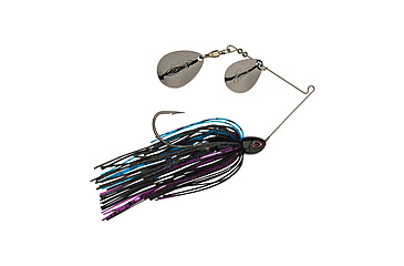 Image of Berkley Power Blade Compact Double Colorado Spinnerbait, 3/8oz, BL Special/Black Nickel + Black Nickel, 1570581