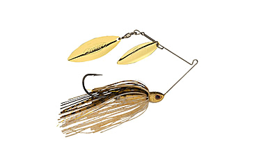 Image of Berkley Power Blade Compact Double Williw Spinnerbait, 1/2oz, Golden Shiner/Gold + Gold, 1570647