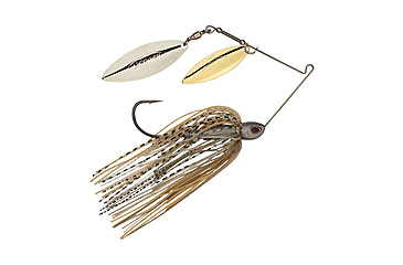 Image of Berkley Power Blade Compact Double Williw Spinnerbait, 1/2oz, Silver Bullet/Gold + Silver, 1570648